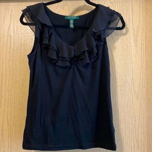 Lauren by Ralph Lauren Women’s Black Top